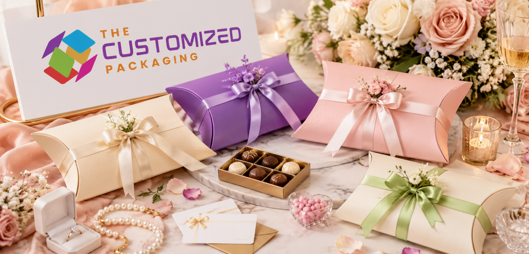 Pillow Wedding Gift Boxes
